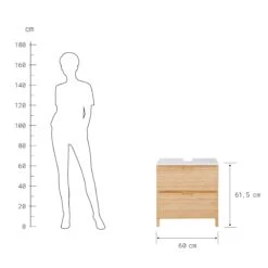 Waschbeckenunterschrank Mit Schublade WHITE SANDS In Natur-Weiß 19 Waschbeckenunterschrank Mit Schublade WHITE SANDS In Natur-Weiß -Butlers butlers waschbeckenunterschrank mit schublade white sands in natur weiss 3