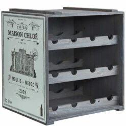 Weinregal VINOTHEK In Hellgrau 11 Weinregal VINOTHEK In Hellgrau -Butlers butlers weinregal vinothek in hellgrau 2