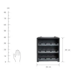 Weinregal VINOTHEK In Taupe 12 Weinregal VINOTHEK In Taupe -Butlers butlers weinregal vinothek in taupe 3